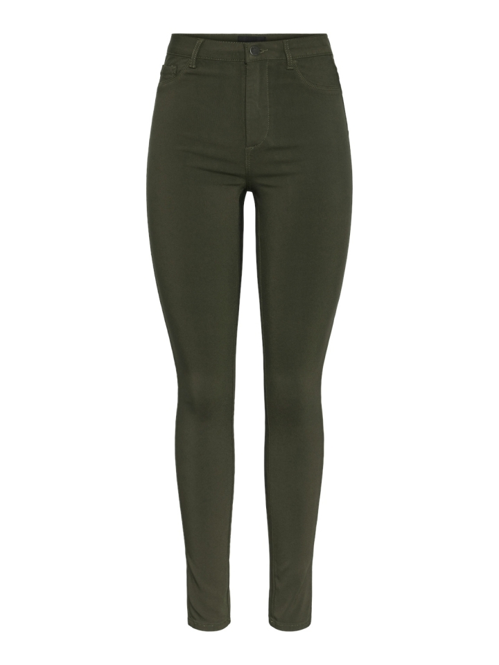 Pieces PCHIGHSKIN WEAR JEGGINGS/NOOS BC Forest Night