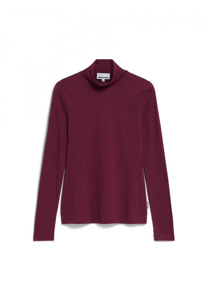 GRAZILIAA SOFT Shirts Longsleeve Solid cranberry juice 