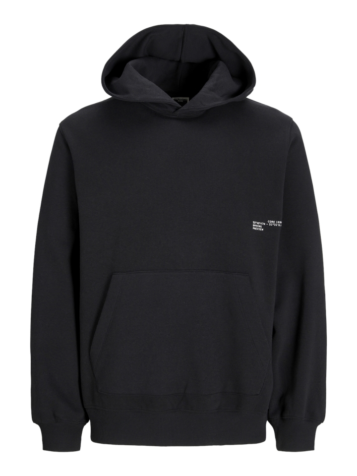 JCOIDUN PRINT SWEAT HOOD Black 
